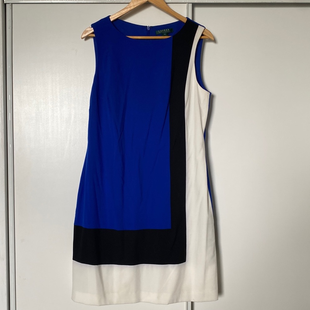 Lauren Ralph Lauren graphic sheath dress